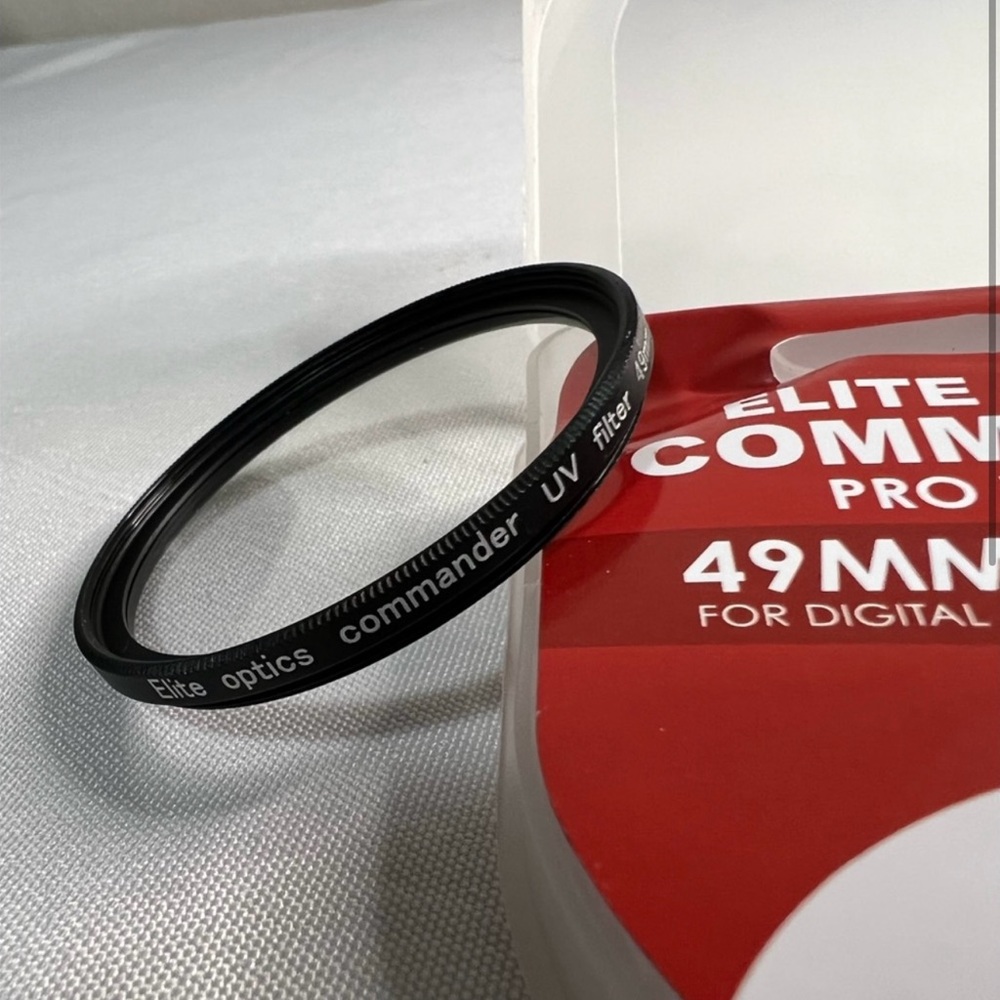 Elite Optics 49mm Commander Camera Lens Filter (new in case)